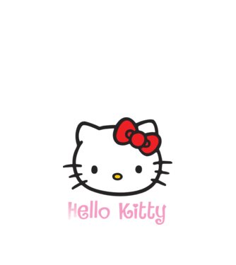 Hello Kitty model roșu pe tricou