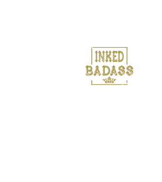Inked Badass model galben neon pe tricou