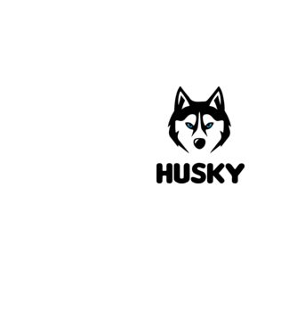 Husky băiat model galben neon pe tricou
