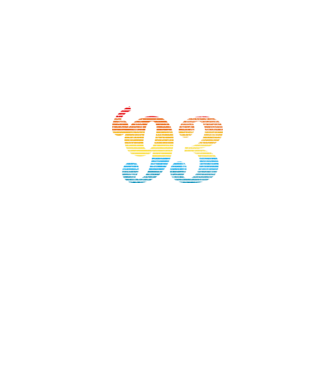 Retro Birthday 1993 model alb pe tricou