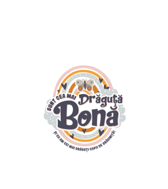 Sunt cea mai drăguță bonă! ... și eu am cei mai drăguți copii de grădiniță! model alb pe tricou