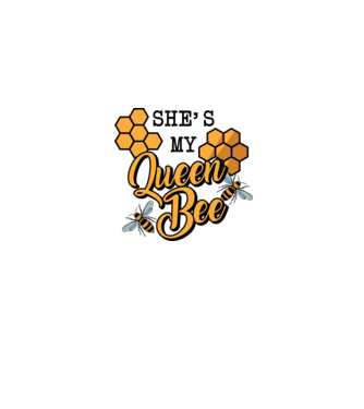 Queen Bee model albastru jeanși pe tricou