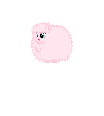 Fluffle Puff model alb pe tricou