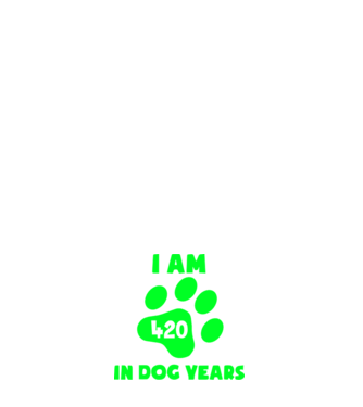 Dog Year - 420 model verde pe tricou