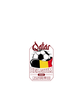 Qatar teams Belgium model negru pe tricou