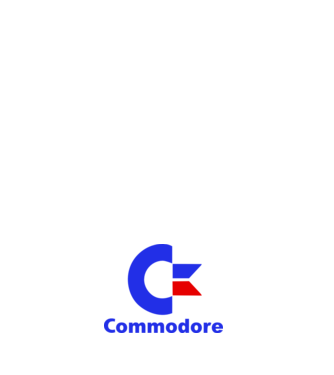 commodore 64 model negru pe tricou