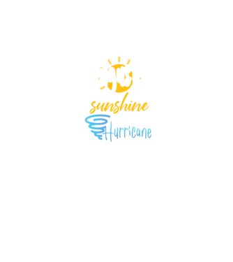 August Girls are Sunshine mixed with a little Hurricane model negru pe tricou