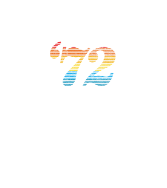 Retro Birthday 1972 model mov pe tricou