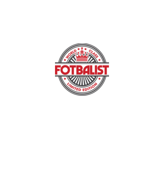 Fotbalist model alb pe tricou