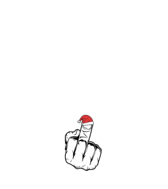 f u christmas model negru pe tricou