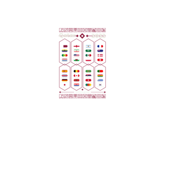 Qatar 2022 teams - groups model negru pe tricou
