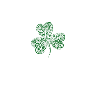 Everyone is irish shamrock model negru pe tricou