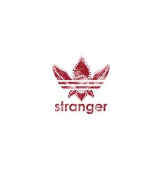 stranger things logo model negru pe tricou
