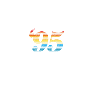 Retro Birthday 1995 model alb pe tricou