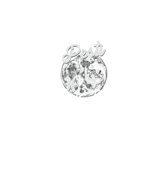 Zodiac bărbat PEȘTI retro model negru pe tricou