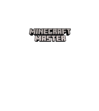 Minecraft Master model albastru închis pe tricou