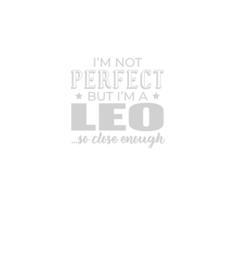 Not perfect, but LEO model negru pe tricou