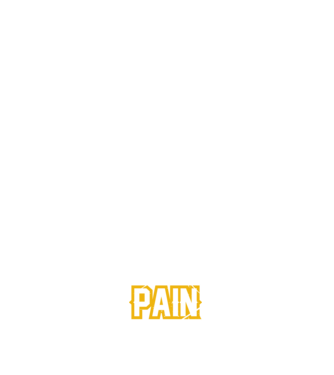 No Pain No Gain model negru pe tricou