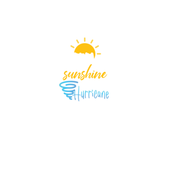 February Girls are Sunshine mixed with a little Hurricane model negru pe tricou