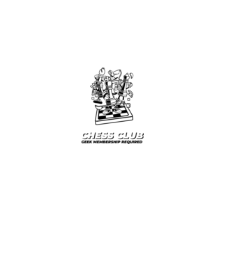 chess club model gri pe tricou