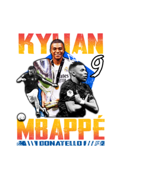 Mbappé tribute model negru pe tricou