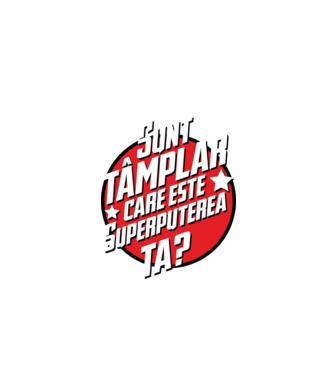 sunt tâmplar, care este superputerea ta? model negru pe tricou