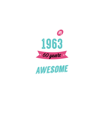 MADE IN 1963 model negru pe tricou