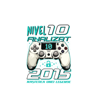 Nivel finalizat 10 2015 model alb pe tricou