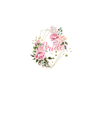 BRIDE roses floral model roz deschis pe tricou
