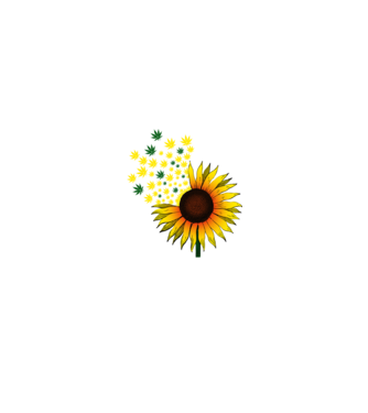 Sunflower Weed model alb/roșu pe tricou