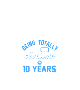 Being totally awesome 10 model negru pe tricou