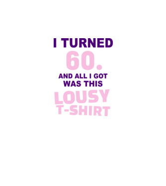 Lousy T-shirt 60 model albastru regal pe tricou