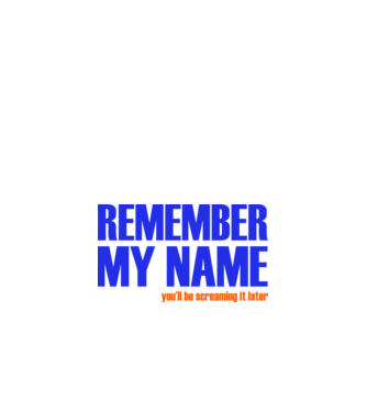 Remember My Name model alb pe tricou