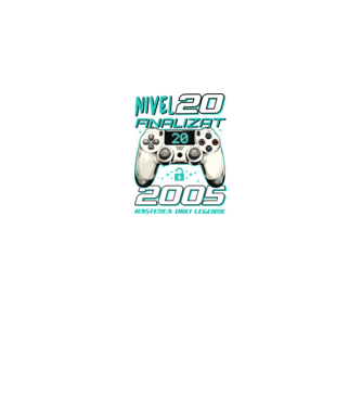 Nivel finalizat 20 2005 model negru pe tricou