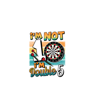 Darts Birthday 10 years old model negru pe tricou