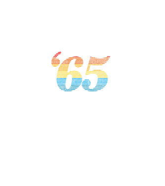 Retro Birthday 1965 model alb pe tricou