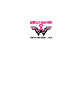 WONDER WARRIOR model alb pe tricou