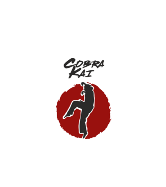 cobra kai larusso model alb pe tricou