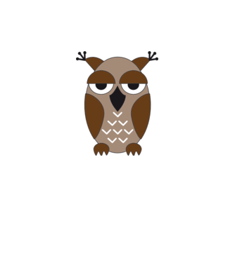 Owl model galben neon pe tricou