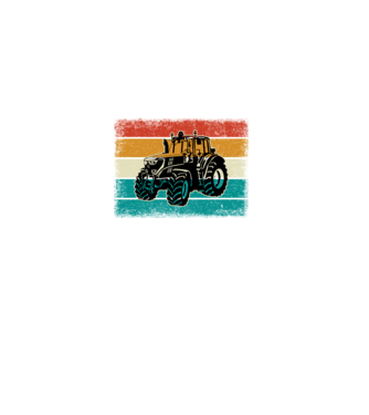 TRACTOR model negru pe tricou