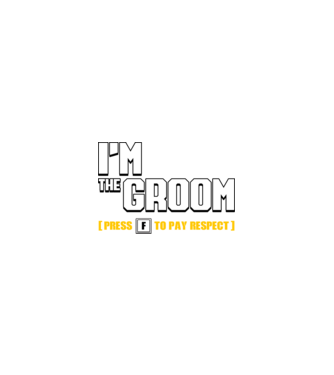 I'm the Groom  model nisipiu pe tricou