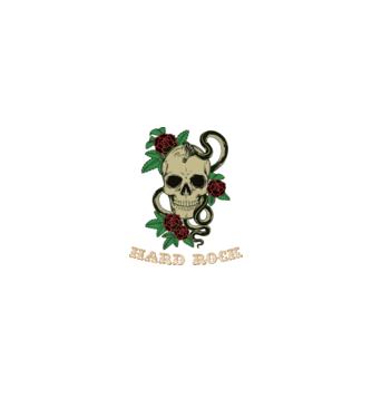 Hard Rock 1 model alb pe tricou