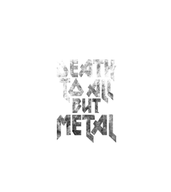 Death but metal model negru pe tricou