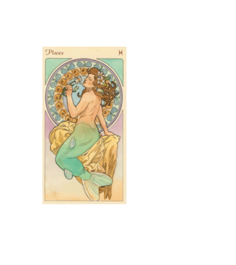 Horoscop Tarot PESTI model negru pe tricou