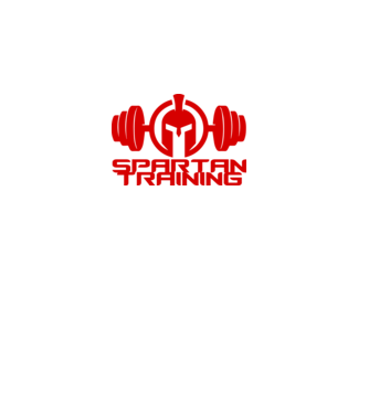 Spartan Training model negru pe tricou