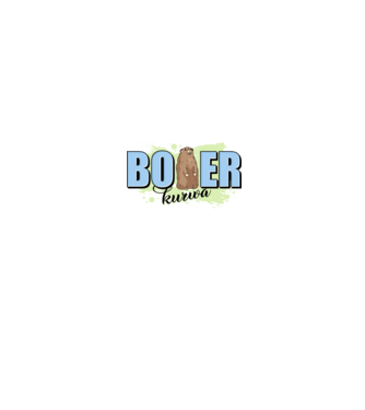 Bober Kurwa model alb pe tricou