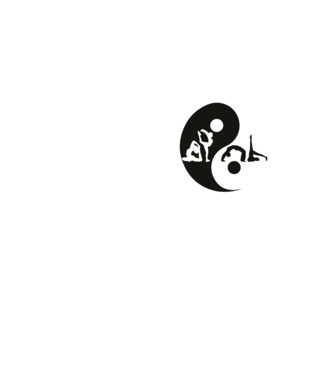 Yoga yin-yang model galben neon pe tricou