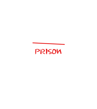 Back to prison - școală model negru pe tricou