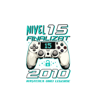 Nivel finalizat 15 2010 model alb pe tricou