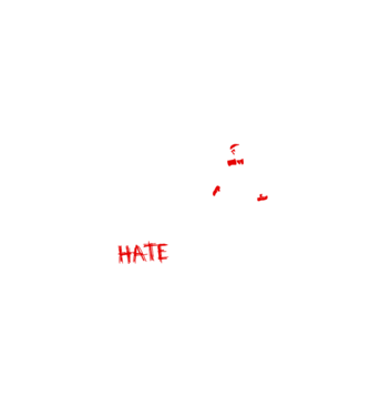 Zombies Hate Fast Food model negru pe tricou